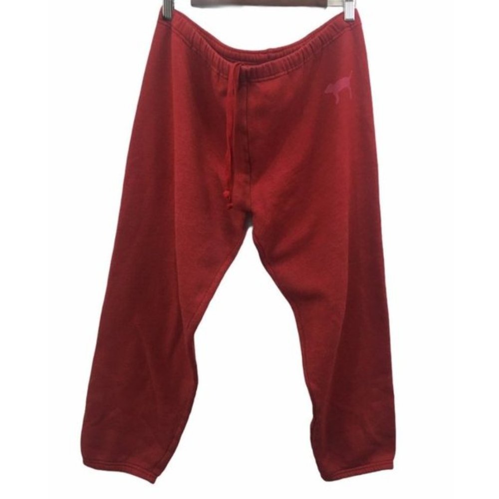 Victoria secret pink red joggers logo on back unknown size